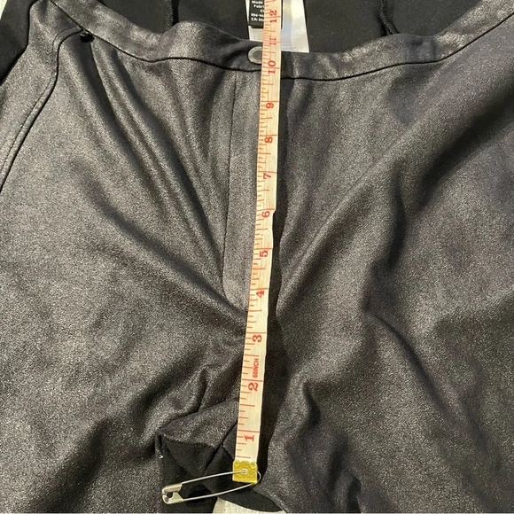 OLSEN WOMEN'S PANTS black shinny size 12 - Picture 5 of 15